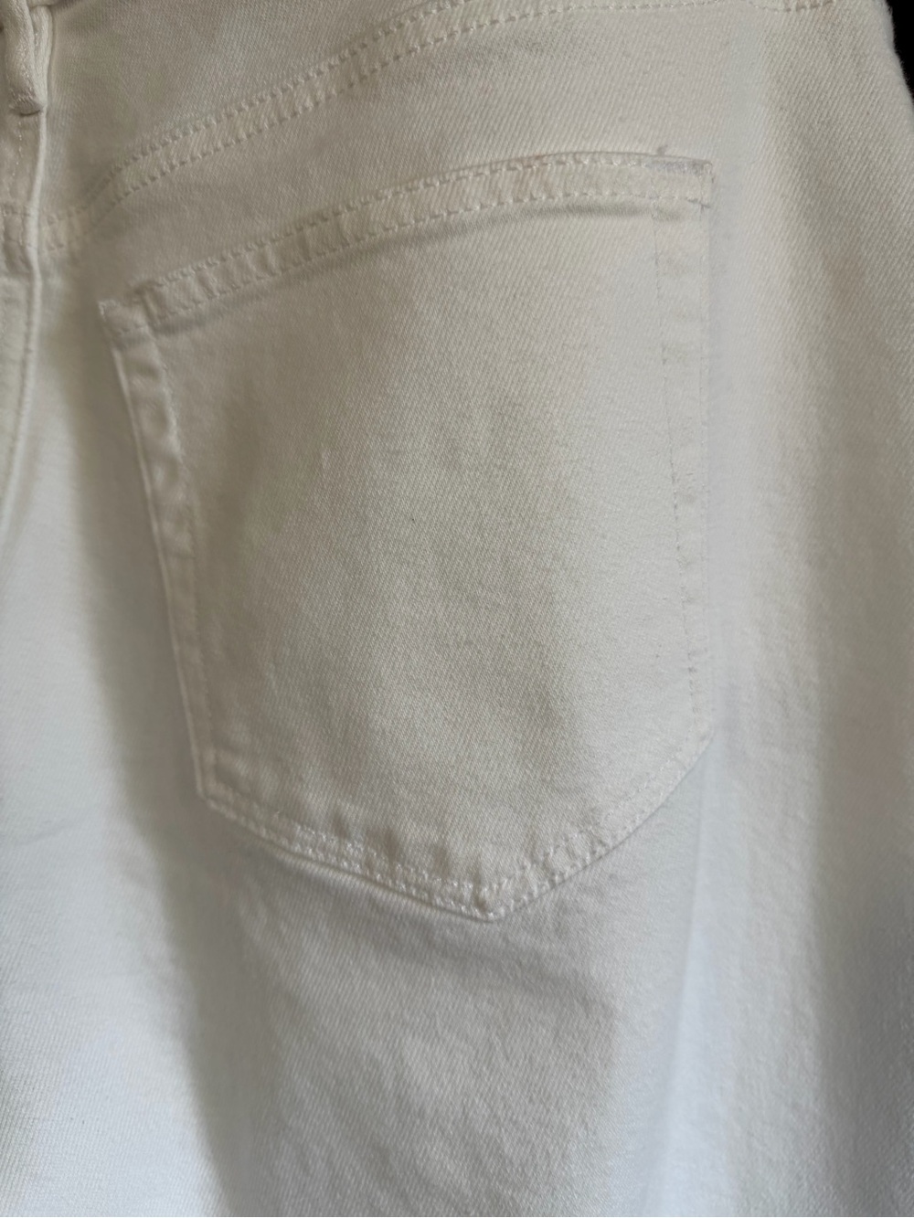 LOFT White Wide-Leg Crop Women's Jeans - Picture 6 of 6